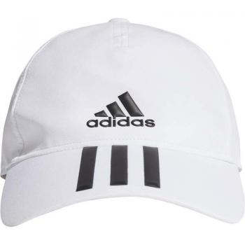 Gorra Unisex Adidas 3 Rayas AEROREADY Blanca OSFM
