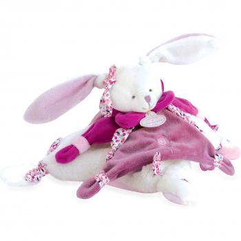 Doudou Et Compagnie Conejito Rosa Mantita Cereza