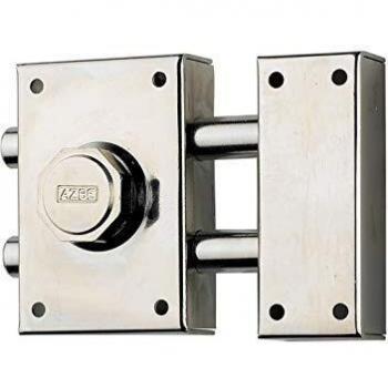 Azbe M56955 - Cerrojo bulones con boton 16/60 hn hierro niquelado