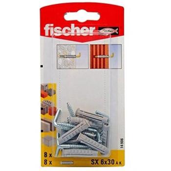 FISCHER 014907 - Blister taco nylon SX 8x40 AK