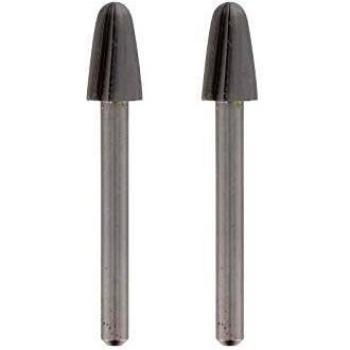 Dremel 117 - Juego de accesorios de fresado en 2 paquetes, 2 fresas de alta velocidad de forma curva con un diámetro de trabajo de 6,4 mm