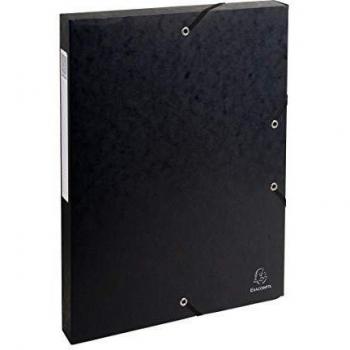 Exacompta 50301E - Carpeta de proyecto con goma, color negro