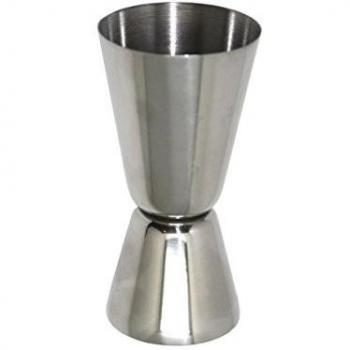 Vin Bouquet FIK 041 - Vasito Medidor Acero Inoxidable 50/25ml, Jigger, Vaso Medidor Cocktail, Vaso Medidor Cocktail