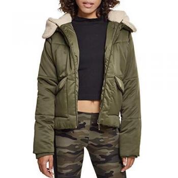 Urban Classics Women's Sherpa Hooded Parka