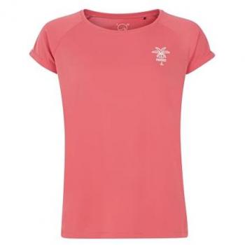 Camiseta de Surf para Mujer Protest Ava con Protección UV y Manga Corta en Color Rosa