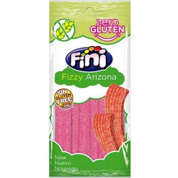 Fini Lenguas de Regaliz Sin Gluten de Fresa Cubiertas de Azúcar 80g