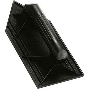 Talocha Plástico Punta Mango Redondo 26x14cm Negra
