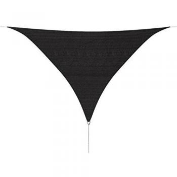 HDPE Triangle Sun Shade Sail 3.6x3.6x3.6m in Anthracite Color
