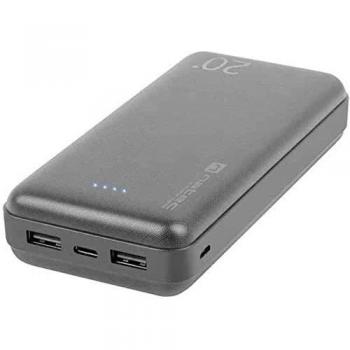 POWERBANK NATEC Trevi 20000 MAH 2XUSB-A USB-C Negro