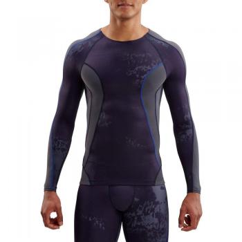 Skins DNAmic Men's Compresión Manga Larga Top - SS18 - XL