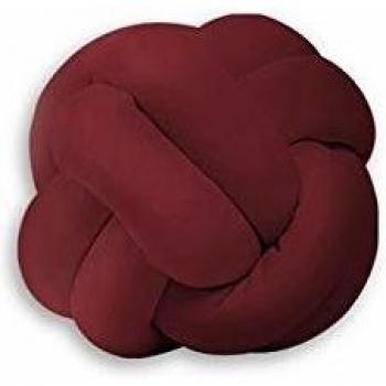Home Mania 25D-7 Cojín Decorativo Knot Trenzado Realizado a Mano, Burdos