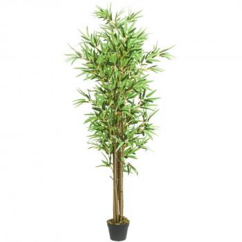 Árbol de Bambú Artificial con Hojas en Maceta - Dimensiones disponibles: 14 x 80 cm (368 hojas), 16 x 120 cm (552 hojas), 16 x 150 cm (828 hojas), y opción