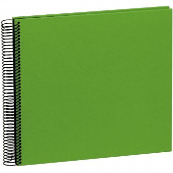 Spiral Album ''Economy'' medium lime +++ 20 sheets photo mounting board black +++ SCRAP - PHOTOBOOK +++ Quality made by Semikolon
