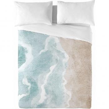Funda Nórdica Estampada ICEHOME - Algodón Extrasuave - Incluye 1 o 2 Fundas de Almohada - Cama 90/135/150/180 cm - SEA SALT