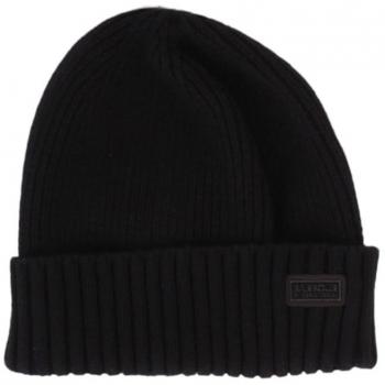 Barbour International Chester Men's Black Beanie Hat - One Size