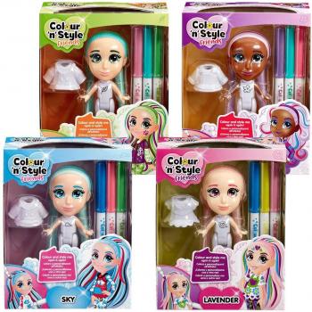 Muñeca Colour N Style Friends - Set de diseño y personalización creativa