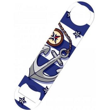 Abridor de Botellas Anchors Away de Grindstore - Blanco/Azul/Gris, Talla Única