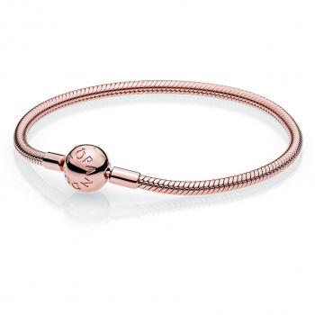 Pulsera Cadena de Serpiente Pandora Moments en Oro Rosa de 14K - 16 cm