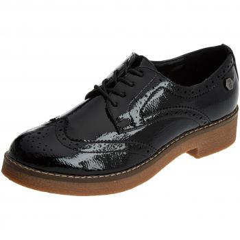 Refresh 063899, Zapatos de Cordones Oxford Mujer, Negro