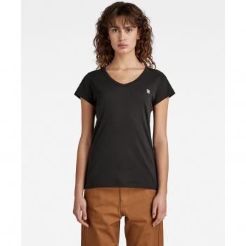 Camiseta Eyben de mujer G-Star Raw en negro con diseño gráfico distintivo
