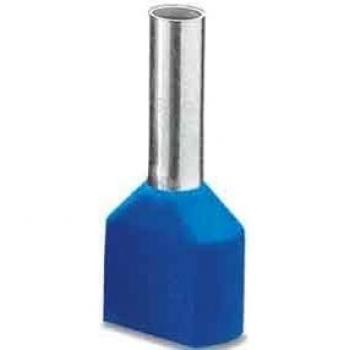Insulated Cable End Sleeve AI-TWIN 2X 2.5mm² - Pack of 100