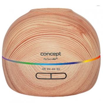 Humidificador 2 en 1 Concept Perfect Air Wood ZV1005 con difusor de aromas, 40 ml/h, para habitaciones de hasta 20 m²