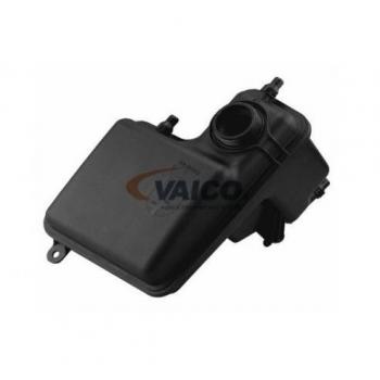 Depósito de expansión VAICO V20-1216, refrigerante, compatible con múltiples vehículos, fabricado en plástico resistente a altas temperaturas y presión, incluye válvula de sobrepresión, capacidad optimizada para un rendimiento eficiente del sistem
