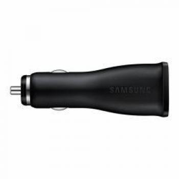Samsung - Cargador rápido de coche para Samsung Galaxy S6/S6 Edge/Galaxy Note 4/Galaxy Note 5 con Cable USB, color negro