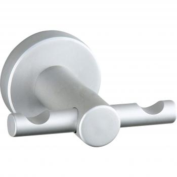 MSV Gancho Colgador-Lugano, Aluminio, Gris Mate, 6.1x5.2x4.8 cm