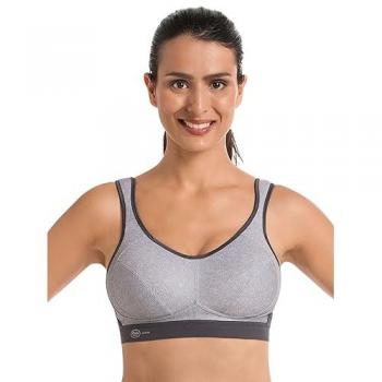Anita Women's Active Extreme Control Sports Bra - Grey - Size 38D