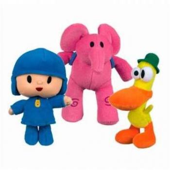 Peluche Musical Pocoyó - Pato 20cm Bandai