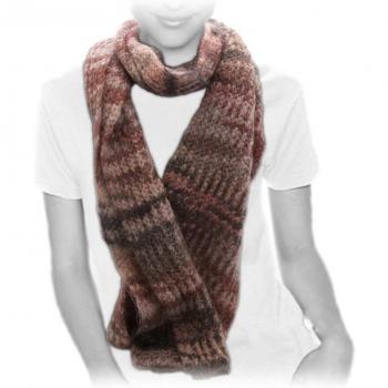 Seeberger - écharpe hombre Trigia Scarf - santos-brown