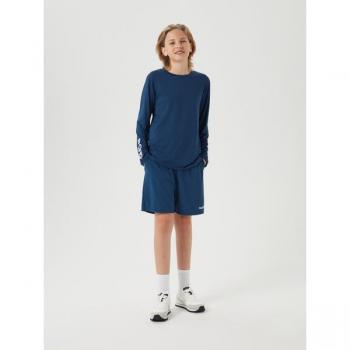 Borg Soft Shorts Blue for Kids, Size 122-128
