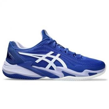 ASICS Court FF 3 Novak Zapatilla Tierra Batida Hombres - Azul, Blanco