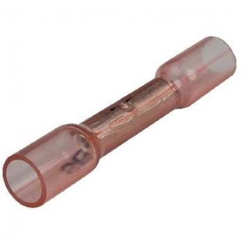 Seachoice 50-60181 Conector tonel termoretráctil, color rojo, 0,326-0,823 mm2, 25 unidades