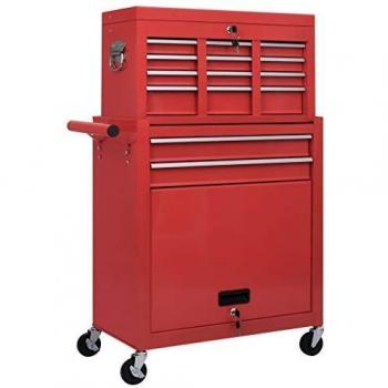 vidaXL Carrito Herramientas 7 Cajones Bricolaje Taller Caja de Almacenamiento