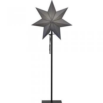 Estrella de Pie Ozen LED 85 cm, Diseño Moderno, Color Gris