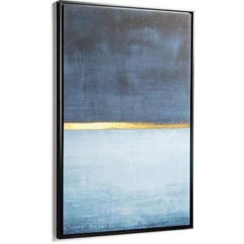 Kave Home - Cuadro Wrigley 60 x 90 cm Azul