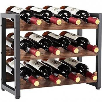 Botellero para 12 Botellas Estantería de Botellas de Vino Armario botellero de Vino …