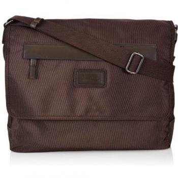 Tom Tailor Acc LIVERPOOL Messenger - Bolso de hombro de material sintético unisex, color marrón, talla 37x30x12 cm