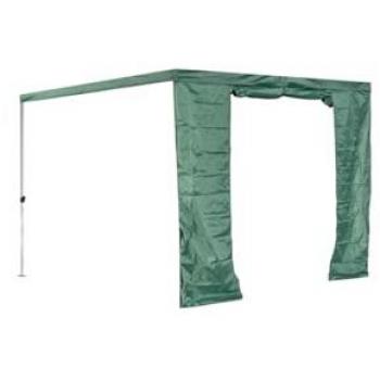 Lateral Premium Verde de 3 Metros con Puerta para Carpas Plegables