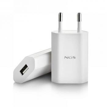 Cargador de Pared NGS BucketMaster 1xUSB 10W Blanco