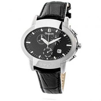 Reloj de Hombre Laura Biagiotti LB0031M-01 con correa de cuero auténtico y diámetro de 47 mm