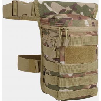 Riñonera táctica camuflada Brandit Side Kick Bag Molle - pernera de moto impermeable con 2 bolsillos, ideal para guardar móvil, cartera y llaves