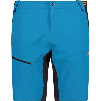 Pantalón corto de montaña para hombre CMP Light Stretch azul eléctrico, talla XL