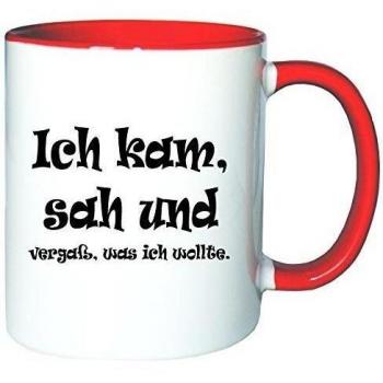 Mister Merchandise Pote del café Taza Ich kam, sah und vergaß, was ich wollte. jarra té copa, muchos colores