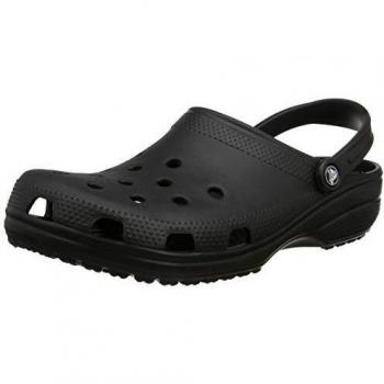 Crocs Men's Classic Clogs - Black - Size 12