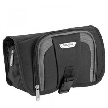 Travelite Neceser de Viaje, 4 litros, 26 cm, Negro