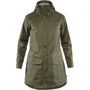 Fjällräven Women's Greenland Winter Parka in Laurel Green, Extra Small