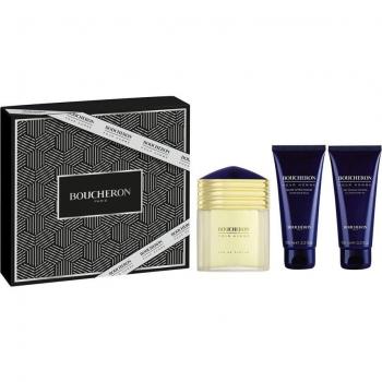 Boucheron Pour Homme Eau de Parfum Gift Set 100ml with 100ml After Shave Balm and 100ml Shower Gel